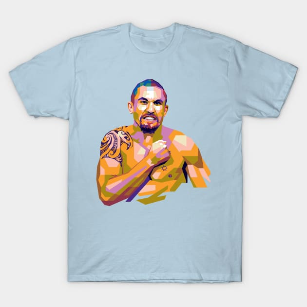 Robert Whittaker Popart Uncurve T-Shirt by REKENINGDIBANDETBRO